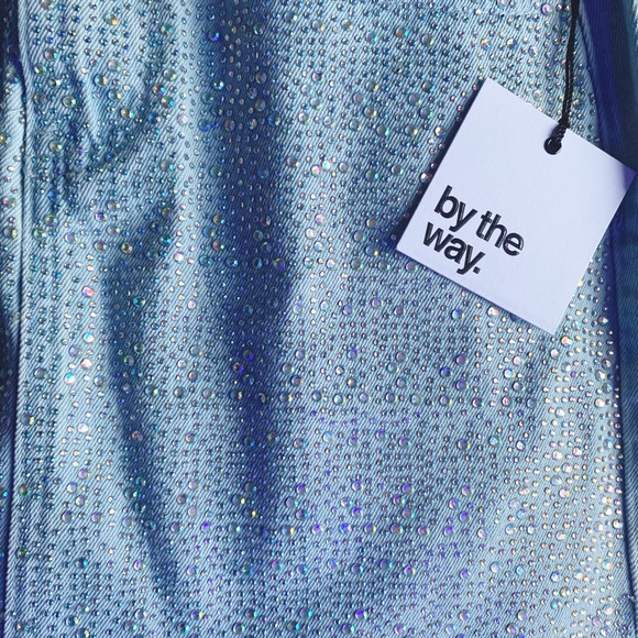 NWT REVOLVE by the way. Kandi Rhinestone Skirt 💎 - Picture 9 of 14